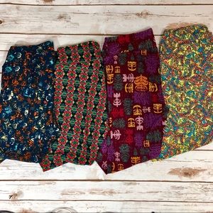 LulaRoe TC Leggings Lot of 4